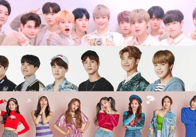 BTS, TWICE, Wanna One