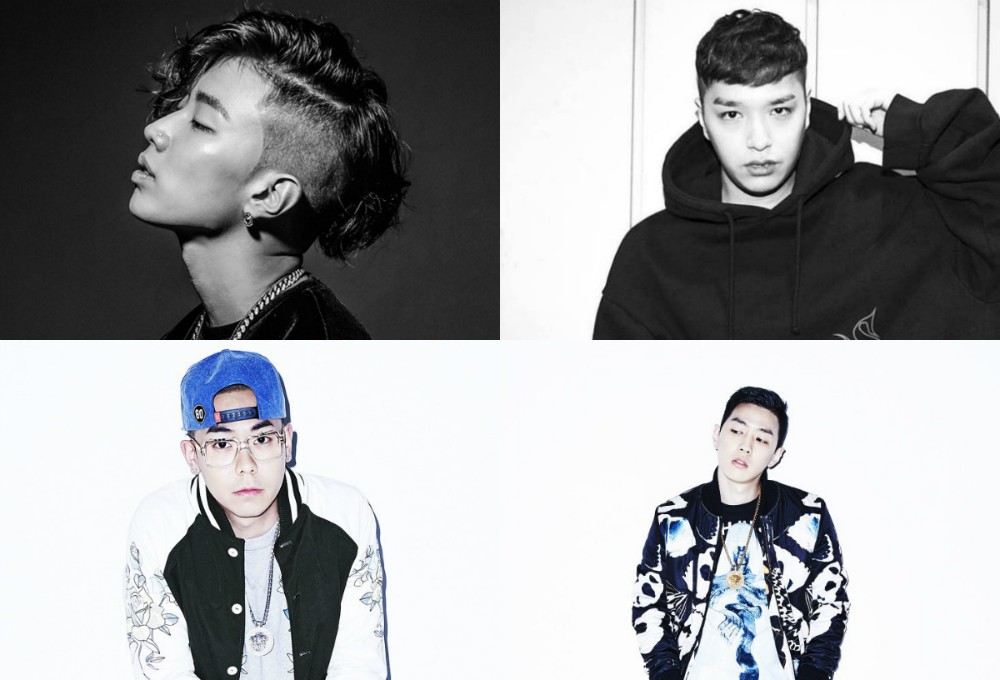 Jay Park, Simon D, GRAY, LOCO