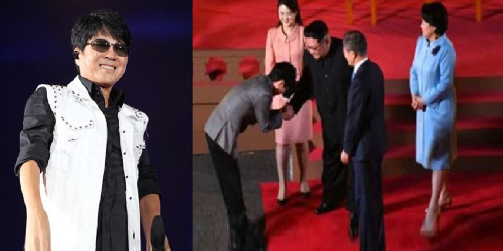 Cho Yong Pil under fire for 'bowing too low' in front of Kim Jong Un? |  allkpop