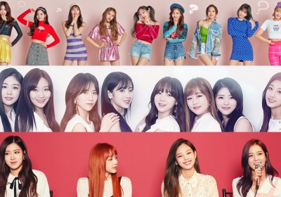 Lovelyz, TWICE, BLACKPINK