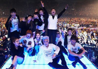 Sechskies, 1TYM, Lee Hi, Suhyun, Yang Hyun Suk, winner, Jinusean, iKON, Suhyun