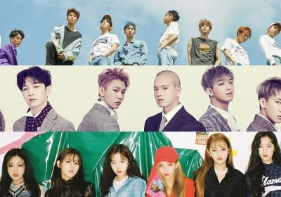 BTOB, Pentagon, (G)I-DLE