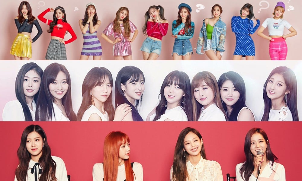 Lovelyz, TWICE, BLACKPINK