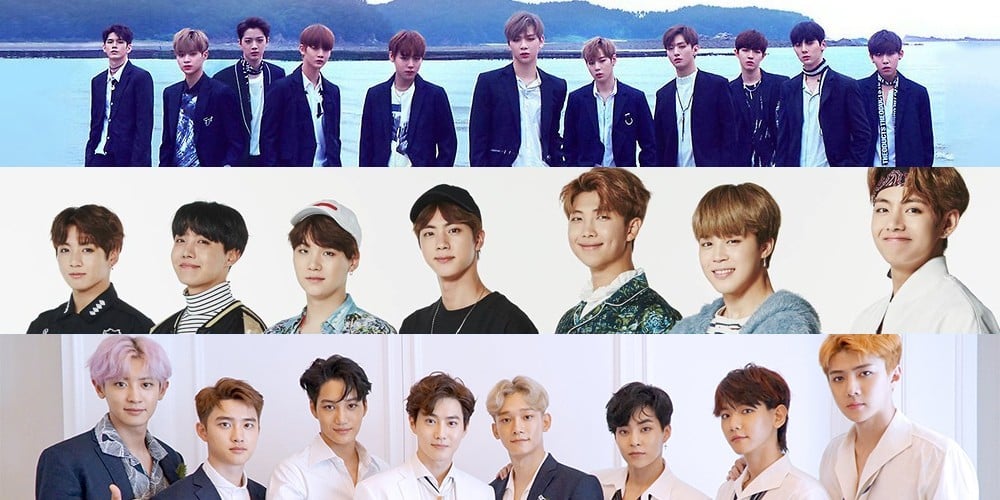 EXO, BTS, Wanna One