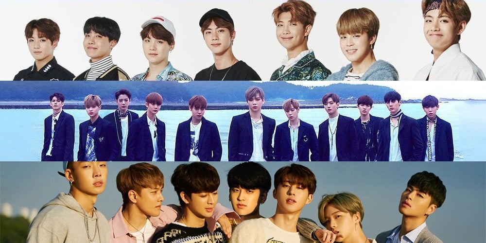 BTS, iKON, Wanna One