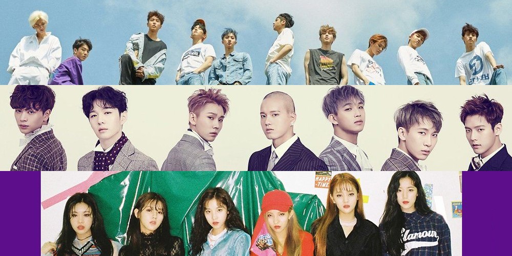BTOB, Pentagon, I-DLE