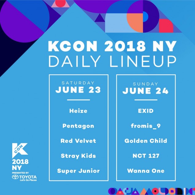 Golden Child присоединятся к составу выступающих артистов на "KCON 2018 NY"