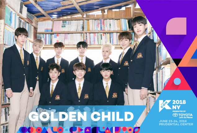 Golden Child присоединятся к составу выступающих артистов на "KCON 2018 NY"