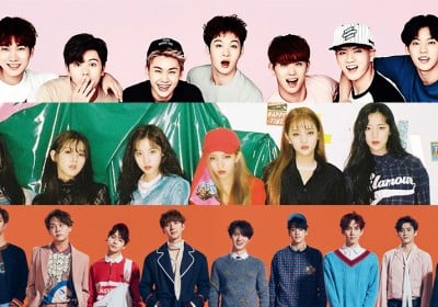 BTOB, Pentagon, Highlight, I-DLE