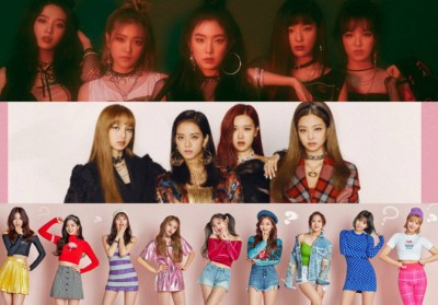 Red Velvet, TWICE, BLACKPINK