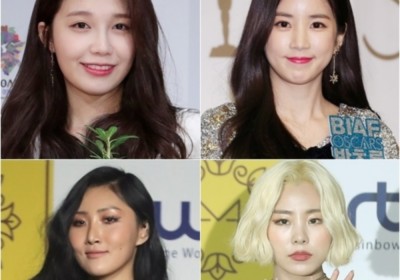 Apink, Chorong, Eunji, Eunji, MAMAMOO, Whee In, Hwa Sa