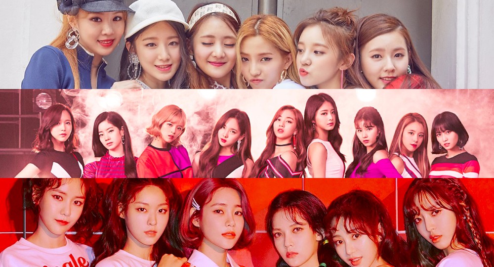 AOA, TWICE, I-DLE