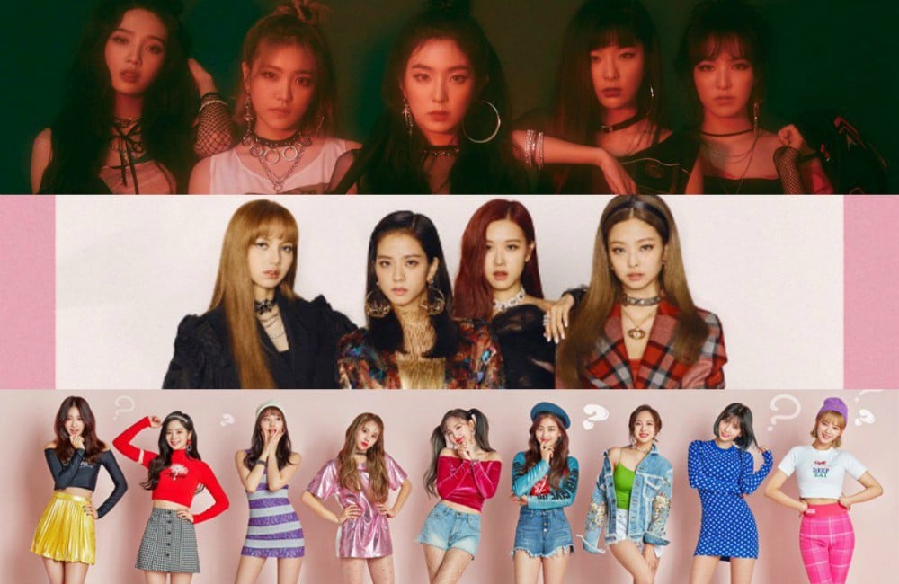 Red Velvet, TWICE, BLACKPINK