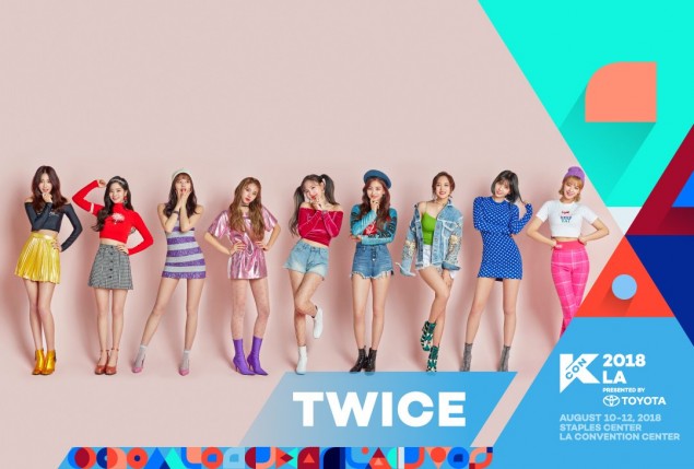TWICE, NU'EST W, IN2IT и Davichi выступят на "KCON 2018 LA"