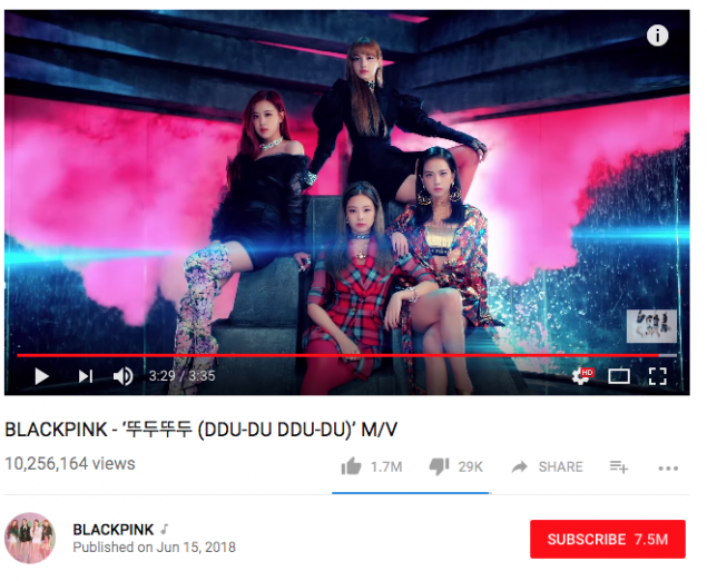 BLACKPINK и их клип на песню "DDU-DU DDU-DU" устанавливают новые рекорды + #SQUAREUP_BLACKPINK в мировых трендах