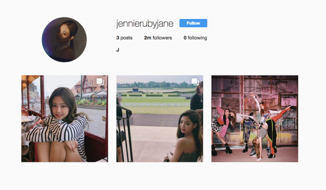 Black Pink S Jennie Becomes The Fastest K Pop Idol To Reach 2 Million Followers On Instagram Allkpop