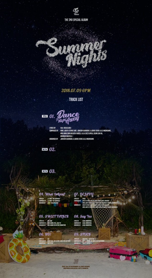 Twice Reveal A Part Of Their Summer Nights Tracklist Allkpop