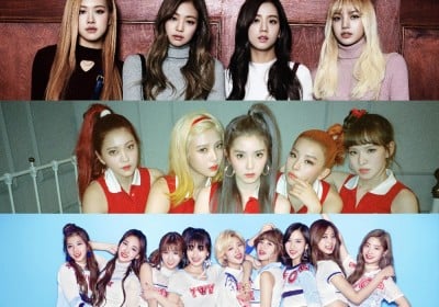 Red Velvet, TWICE, BLACKPINK