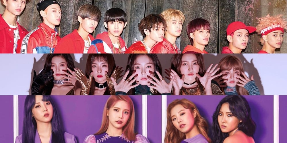 MAMAMOO, Red Velvet, NCT 127