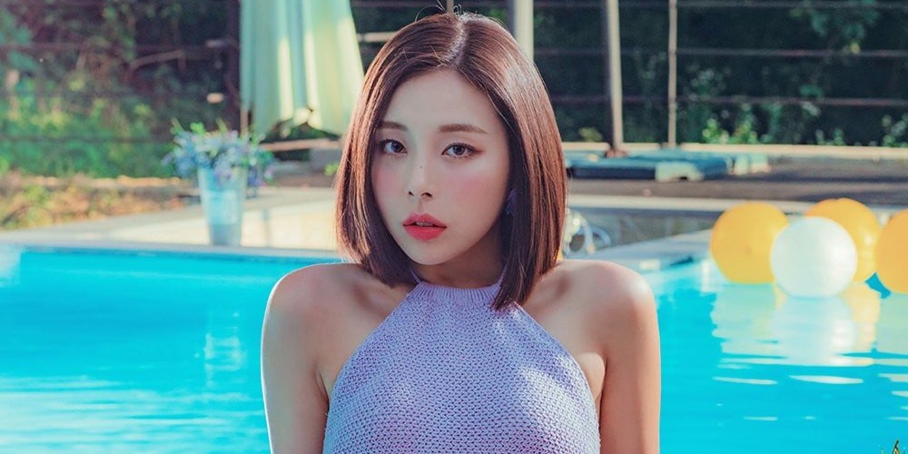 Ladies' Code's Ashley drops another pretty poolside cut for her solo
