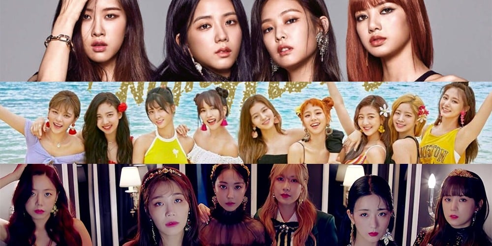 Black Pink Top Brand Value Ranking For Girl Groups In July Twice And A Pink Follow Allkpop