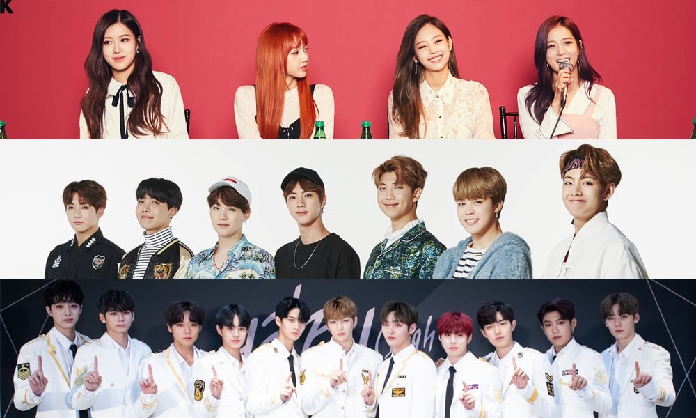 BTS, BLACKPINK, Wanna One