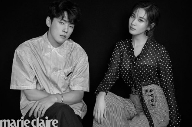 Сохён и Ким Джон Хён в фотосессии журнала "Marie Claire"