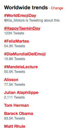Поклонники Тэмина из SHINee выводят в мировые тренды #HappyTaeminDay