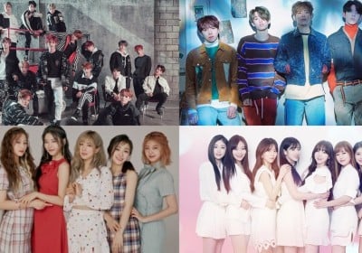 Lovelyz, April, ASTRO, DAY6, NCT, Gugudan, SF9, Dreamcatcher