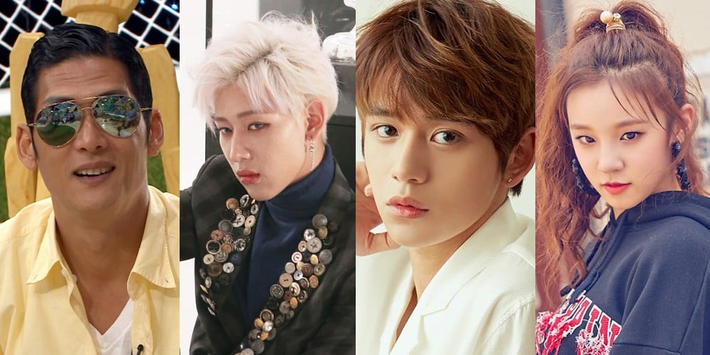 Park Joon Hyung, Son Dam Bi, Lucas, GOT7, BamBam, NCT, I-DLE, Yuqi