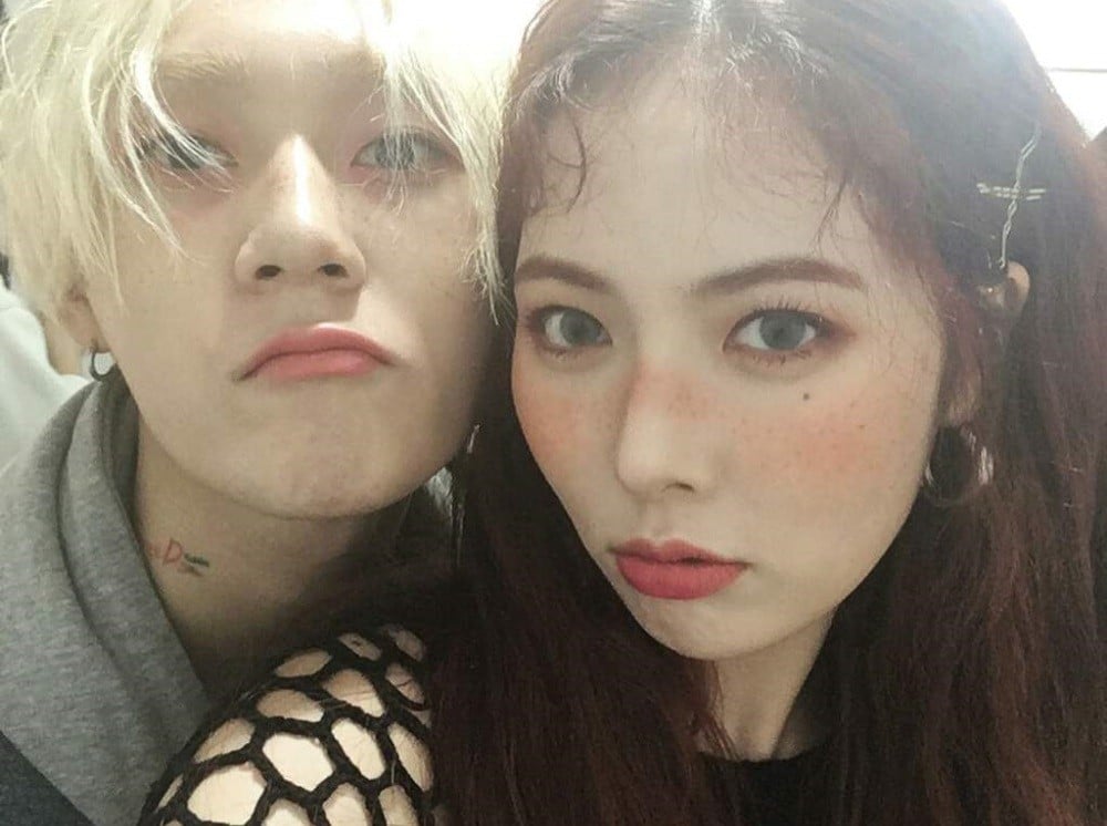 HyunA,pentagon,edawn,yan-an