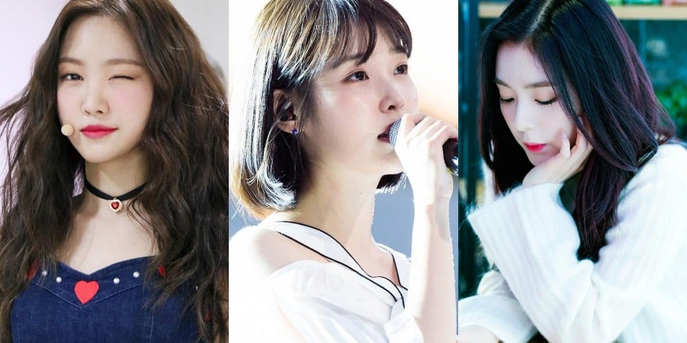 Apink, Na-Eun, IU, Red Velvet, Irene