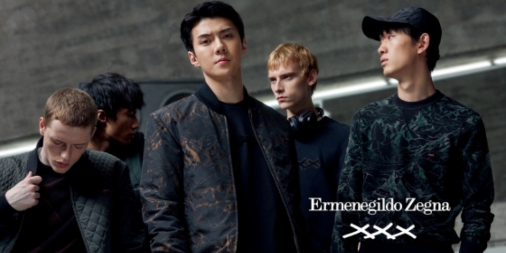 Resultado de imagen para sehun exo zegna