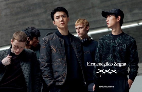 Сехун из EXO стал моделью люксового бренда одежды Ermenegildo Zegna