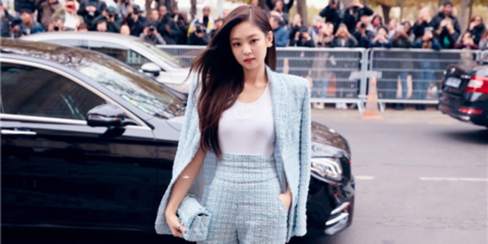 LOOK BLACKPINKs Jennie Kim is lady in red at the Chanel fashion show   GMA Entertainment