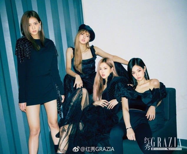 BLACKPINK в новой фотосессии для Grazia