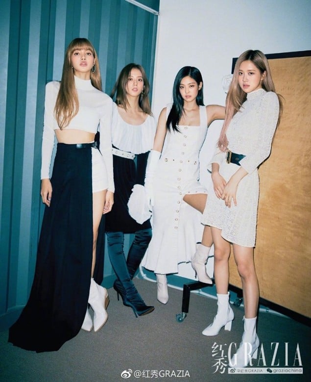 BLACKPINK в новой фотосессии для Grazia