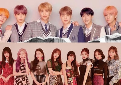 BTS, TWICE