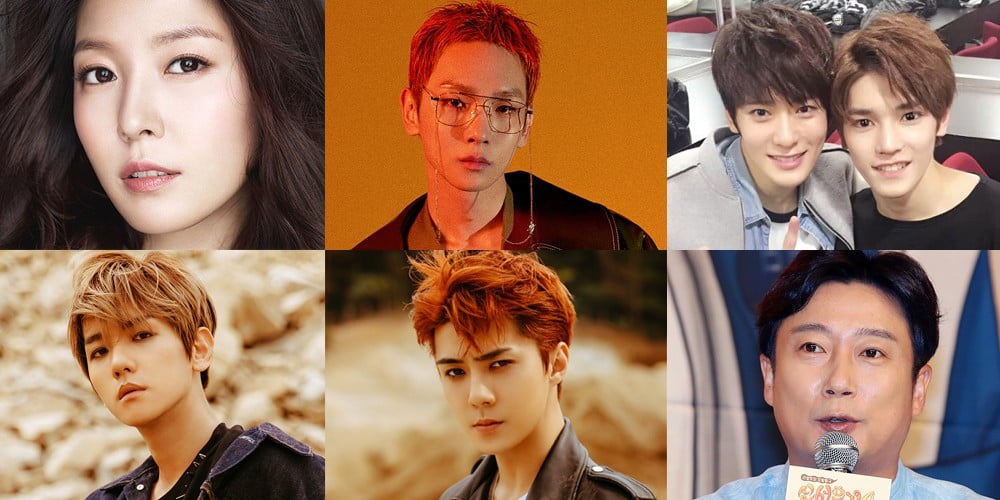 EXO, Sehun, Baekhyun, Key, Boa, Lee Soo Geun, Taeyong, Jaehyun, Jaehyun, NCT