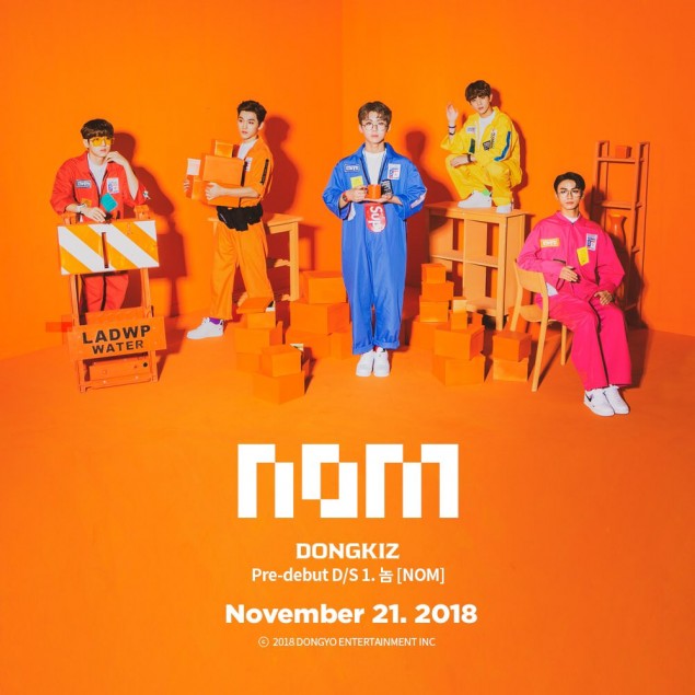 Dongkiz drops group photo teasers for pre-debut single 'NOM' | allkpop