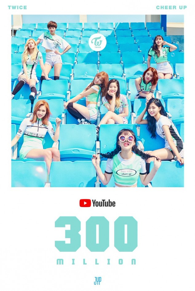 Клип TWICE Cheer Up достиг 300 миллионов просмотров