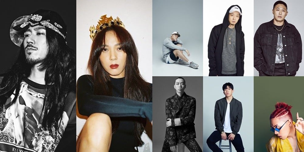 The Quiett, Tiger JK, Yoon Mi Rae, Swings, PALOALTO, BewhY, Changmo, Nafla