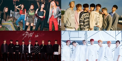 ASTRO, I-DLE, Golden Child, Gugudan, iKON, Momoland, MONSTA X, NCT 127, Red Velvet, Seventeen, Stray Kids, Super Junior, The Boyz