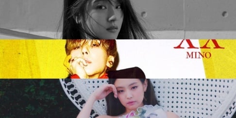 Ben, Jennie, EXO, Heize, Kim Dong Ryul, K.Will, NU