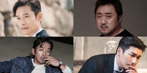 Ha Jung Woo, Jo Seung Woo, Lee Byung Hun, Ma Dong Suk