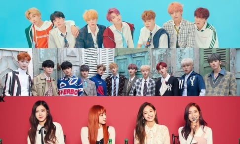 BLACKPINK, Jennie, BTS, Wanna One