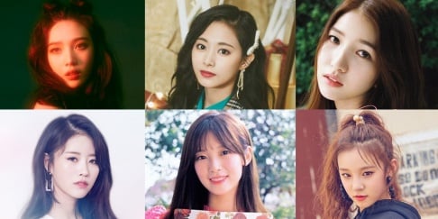 GFriend (Girlfriend), Sowon, Umji, (G)I-DLE, Yuqi, Lovelyz, Kei, (Mijoo) Lee Mi Joo, Momoland, Yeonwoo, Oh My Girl, Jiho, Arin, Red Velvet, Joy, Yeri, TWICE, Dahyun, Tzuyu