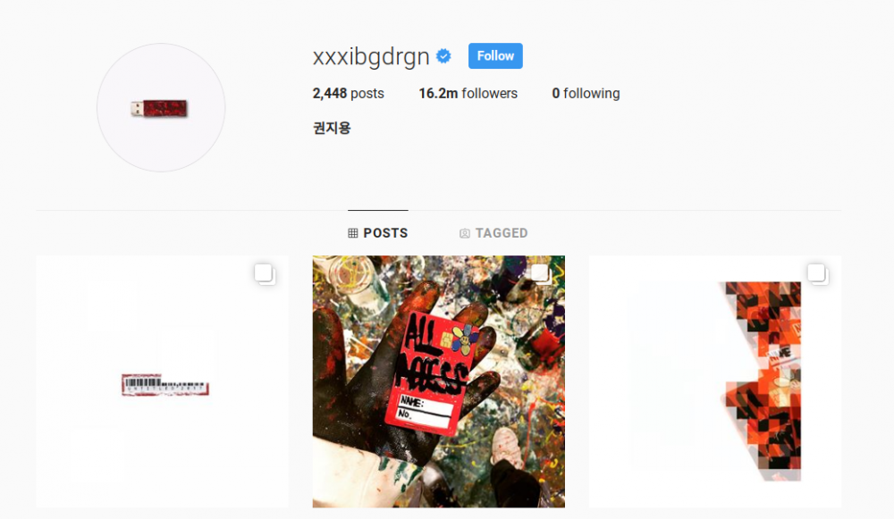 G-Dragon вновь стал корейцем с наибольшим числом подписчиков в Instagram