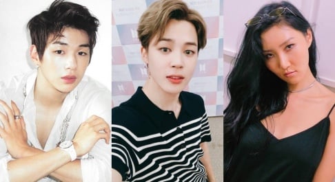 BTS, Jimin, MAMAMOO, Hwa Sa, Wanna One, Kang Daniel