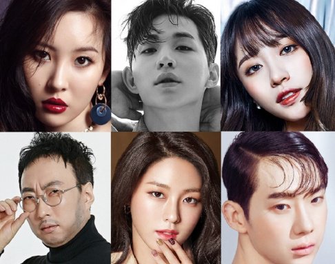 Seolhyun, Jung Chae Yeon, Hani, Yura, Yuri, Sunny, Hong Jin Young, Jung Joon Young, Jung Yoo Mi, Kisum, Shinji, Lee Se Young, (Jessica H.o.) Jessi, Moon Chae Won, Park Bo Ram, Park Myung Soo, Jisook, Sam Hammington, Sunmi, Henry, Jiyeon, Yoo In Young, Jo Kwon